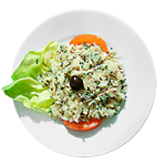 salade de morue restaurant reflets des isles Lausanne antillais